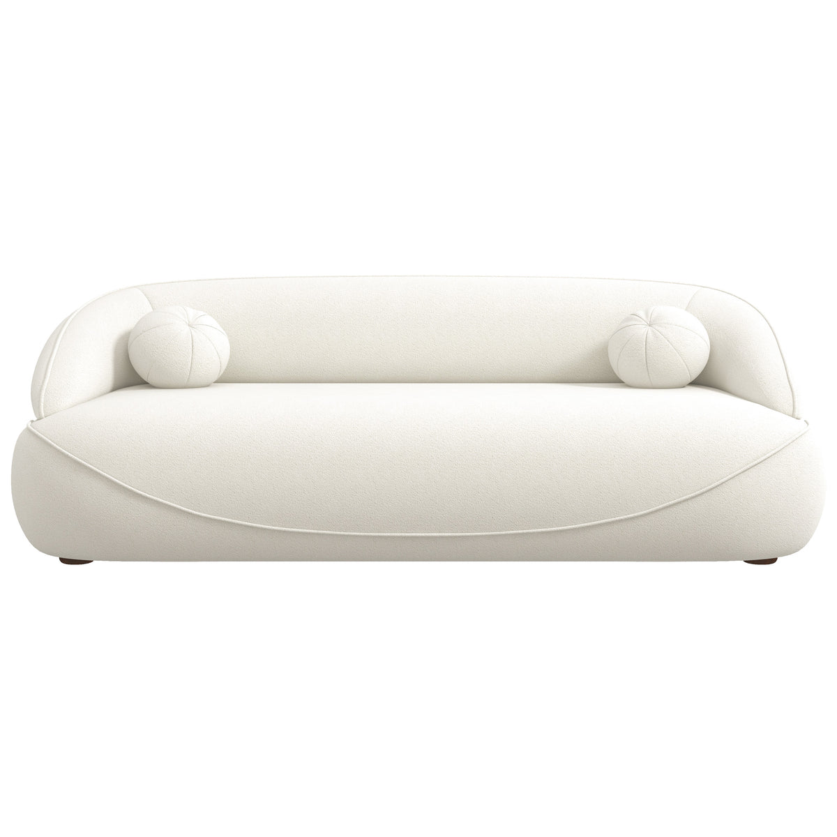 Brody Sofa (White Boucle Fabric)