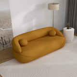 Brody Boucle Sofa Mustard Yellow