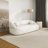 Brody Sofa (White Boucle Fabric)