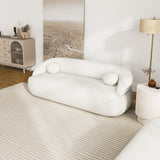 Brody Sofa (White Boucle Fabric)