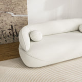 Brody Sofa (White Boucle Fabric)