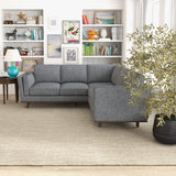 Ernest Dark Grey Corner Sofa