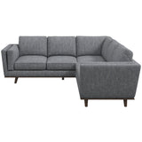 Ernest Dark Grey Corner Sofa