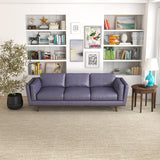 Ferre Fumo Blue Leather Sofa