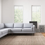 Fordham Symmetrical Corner Sofa (Light Gray Linen)