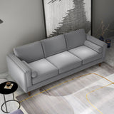 Fordham Grey Velvet Sofa