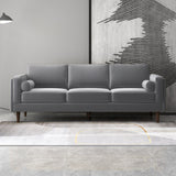 Fordham Grey Velvet Sofa