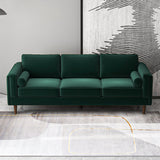 Fordham Sofa (Dark Green Velvet)