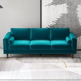 Fordham Sofa (Teal Velvet)