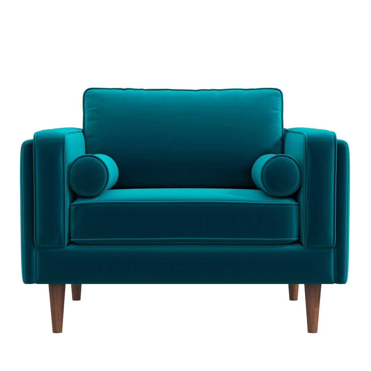 Fordham Lounge Chair (Teal Velvet)