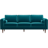 Fordham Sofa (Teal Velvet)