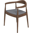 Freya Dining Chair (Gray Fabric)