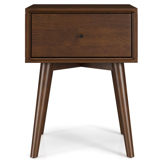 Hayes Solid Wood Night Stand (Walnut)