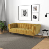 Kano Large Gold Velvet Sofa