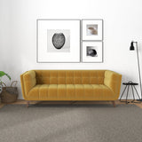 Kano Large Gold Velvet Sofa