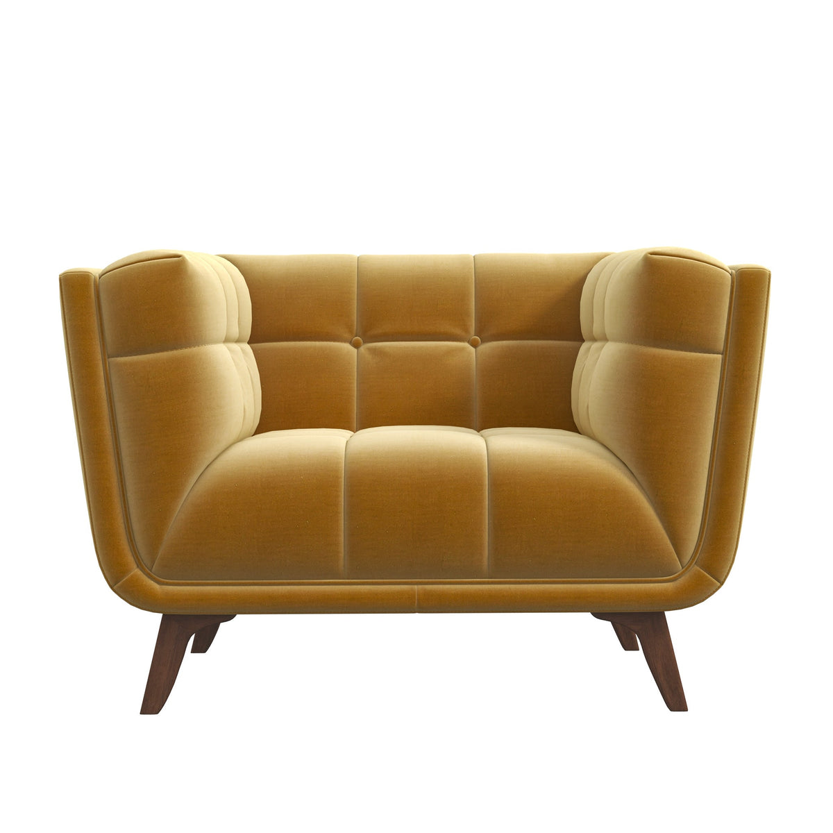 Kano Lounge Chair (Gold - Velvet)