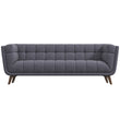 Kano Large Seaside Gray Fabric Sofa