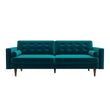 Kirby Sofa (Teal Velvet)