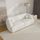 Quinn Sofa (Ivory Boucle Fabric)