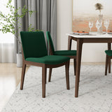 Virginia Dining Chair Green Velvet