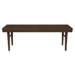 Mia Mid Century Modern Solid Wood Bench