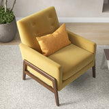 Stella Lounge Chair (Gold Velvet)