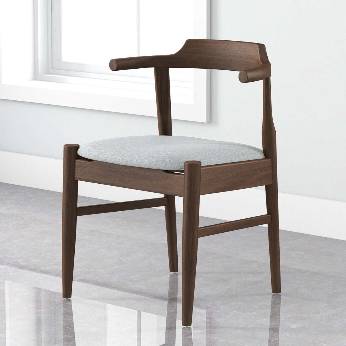 Sterling Dining Chair (Gray Fabric)