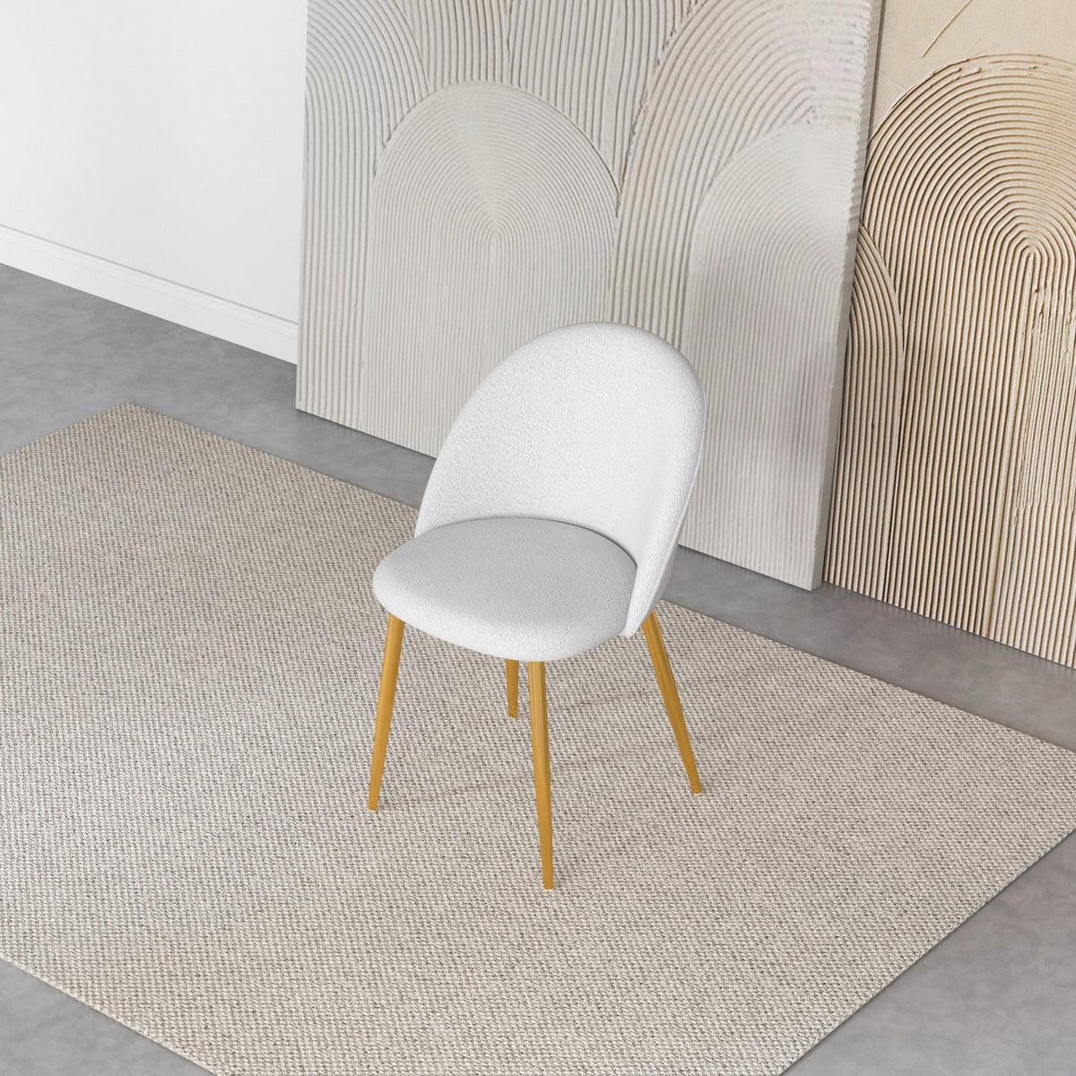 Vanessa Dining Chair (Beige Boucle)