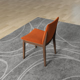 Virginia Dining Chair Burnt Orange Velvet