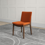 Virginia Dining Chair Burnt Orange Velvet