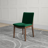 Virginia Dining Chair Green Velvet