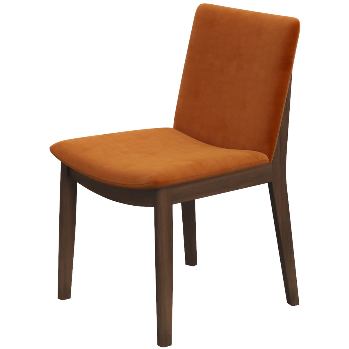 Virginia Dining Chair Burnt Orange Velvet