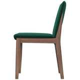 Virginia Dining Chair Green Velvet