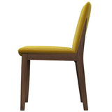 Virginia Dining Chair Dark Yellow Velvet