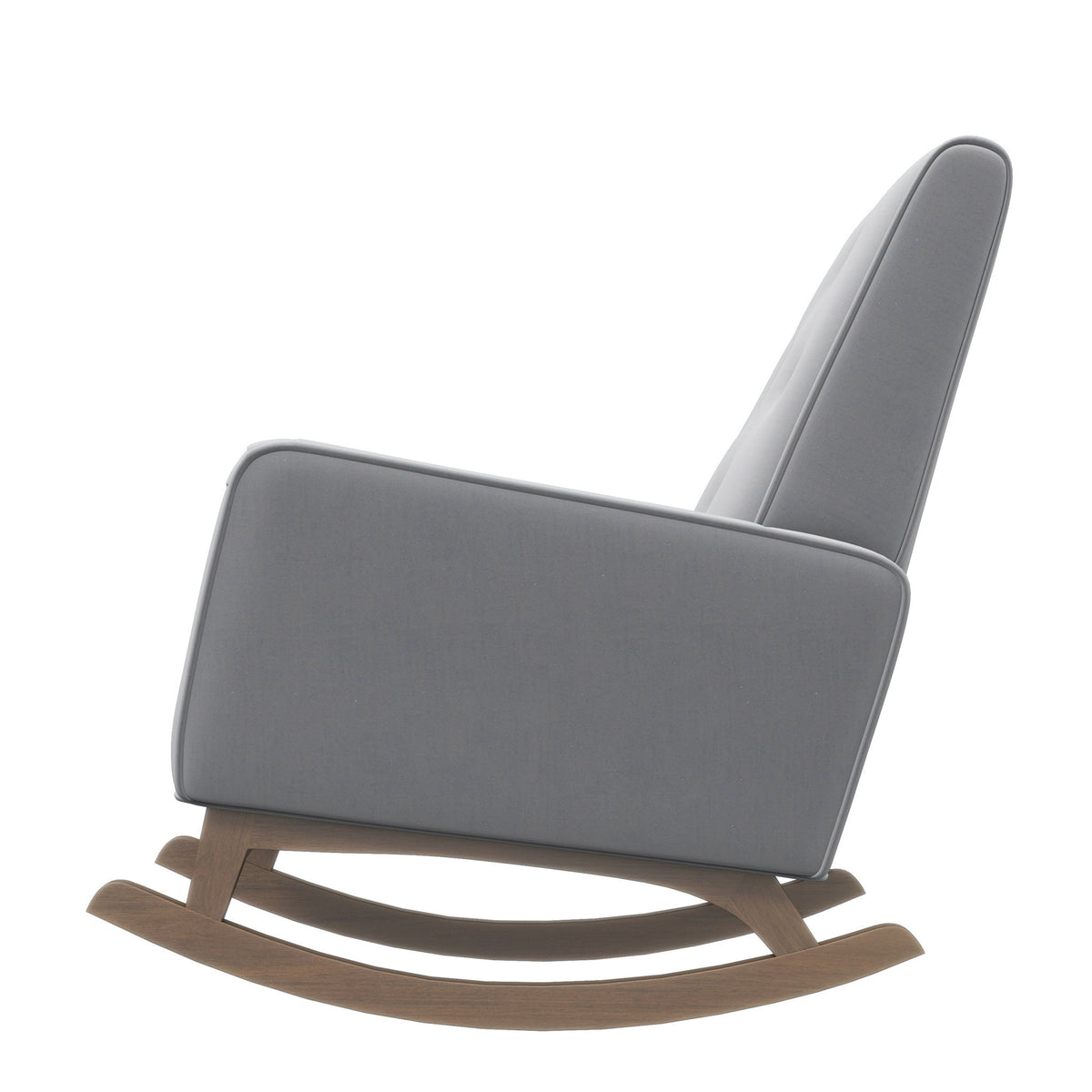 Windsor Grey Microfiber Rocking Chair