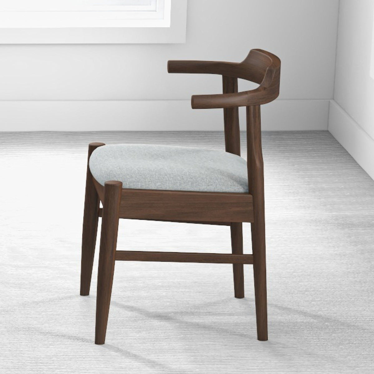 Zola Dining Chair (Grey Fabric)