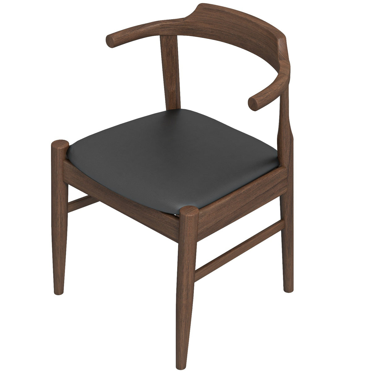 Zola Dining Chair (Black Leather)