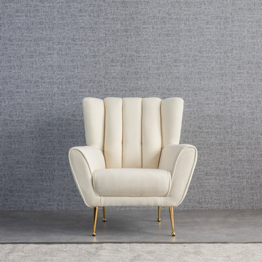 Amelia Chair Beige Boucle