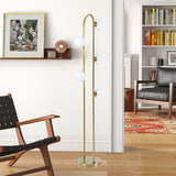 Artema Floor Lamp with White Globe