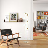 Artema Floor Lamp with White Globe