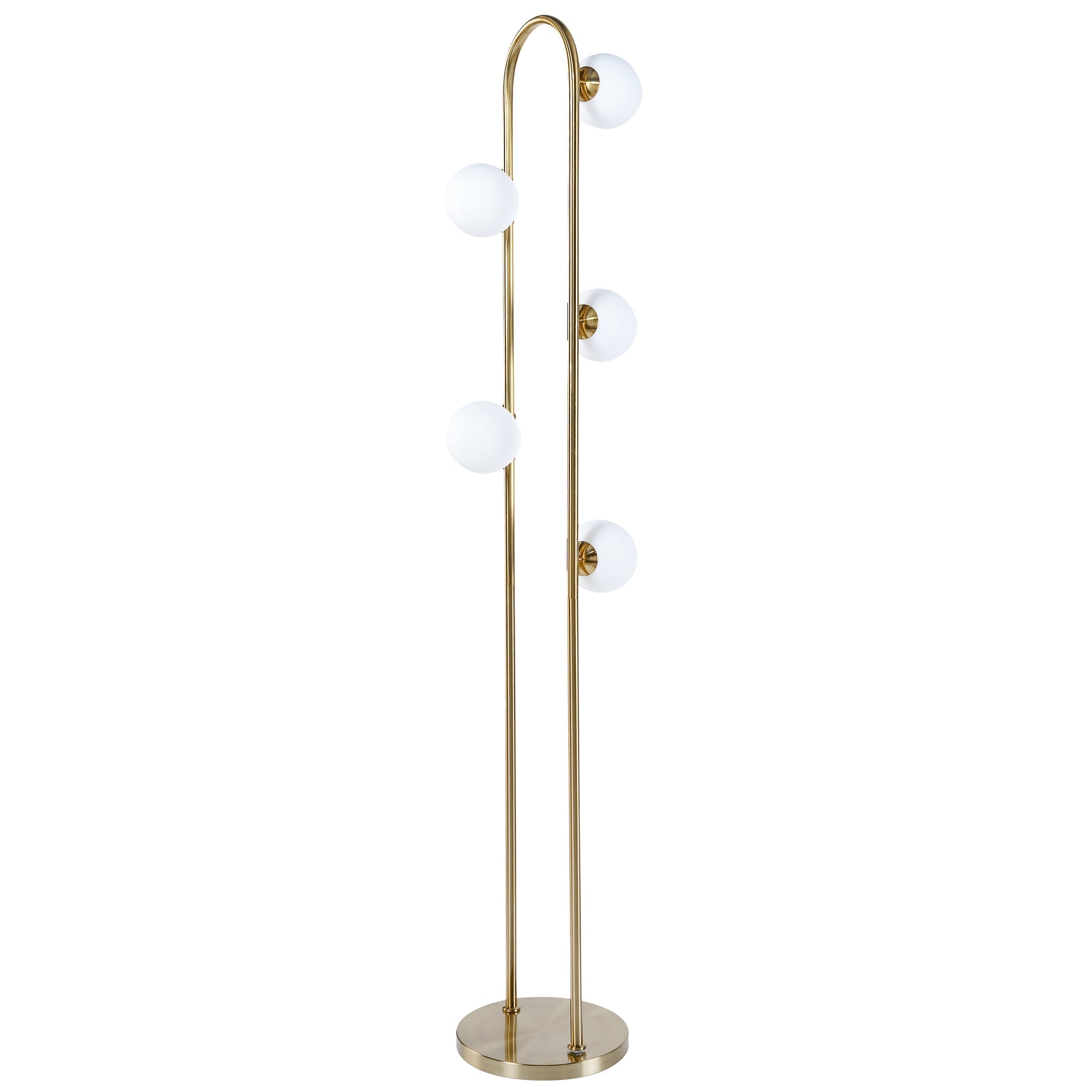 Artema Floor Lamp with White Globe