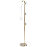 Artema Floor Lamp with White Globe