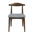 Destiny Grey Fabric Dining Chair (Set Of 2)