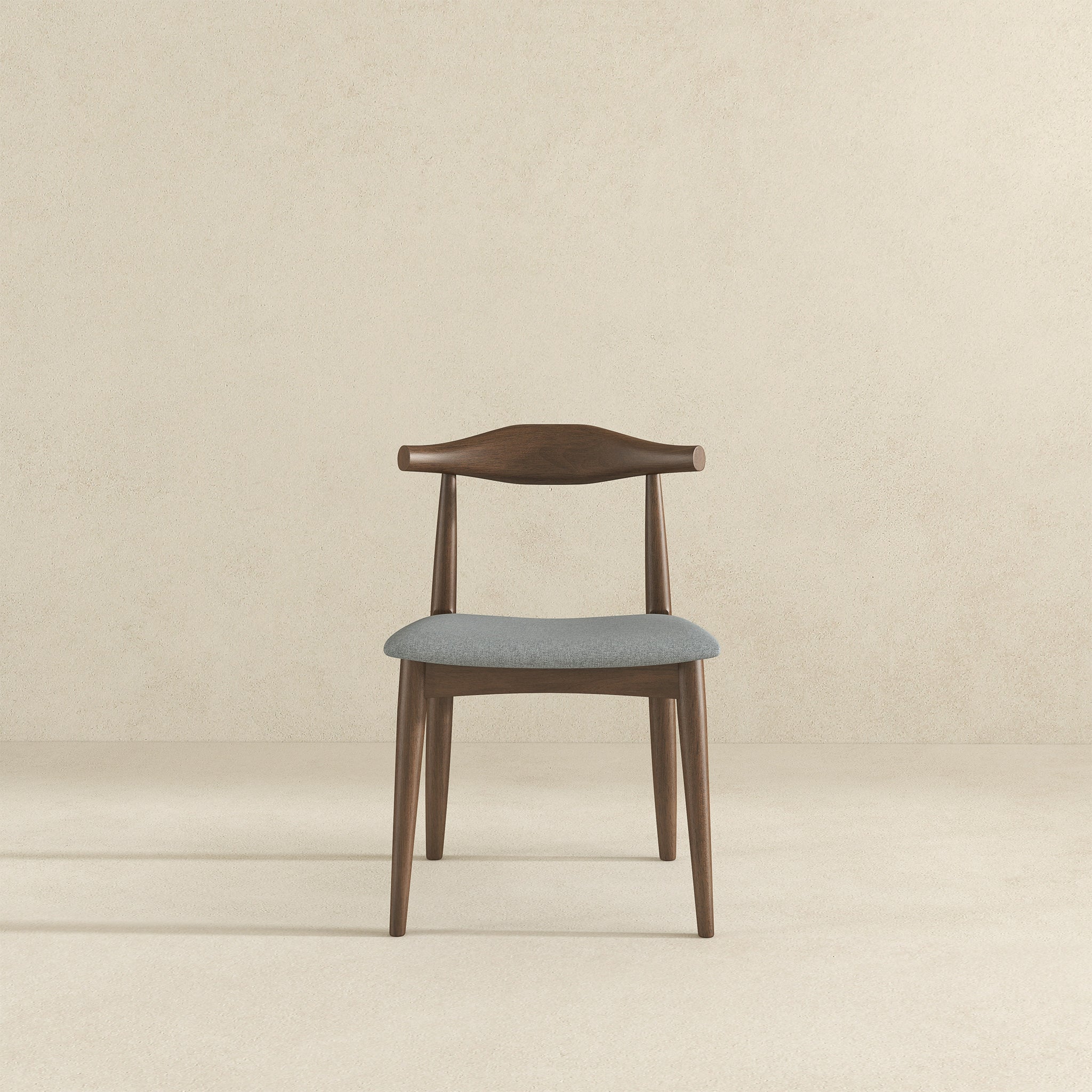 Destiny Grey Fabric Dining Chair (Set Of 2)