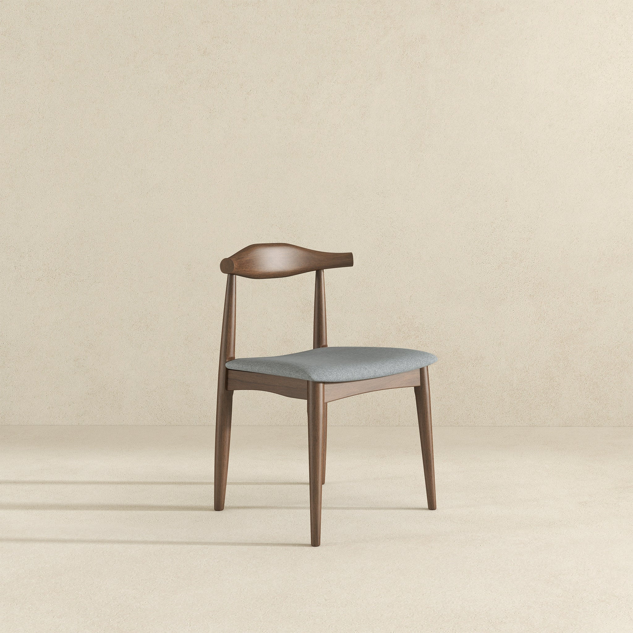 Destiny Grey Fabric Dining Chair (Set Of 2)