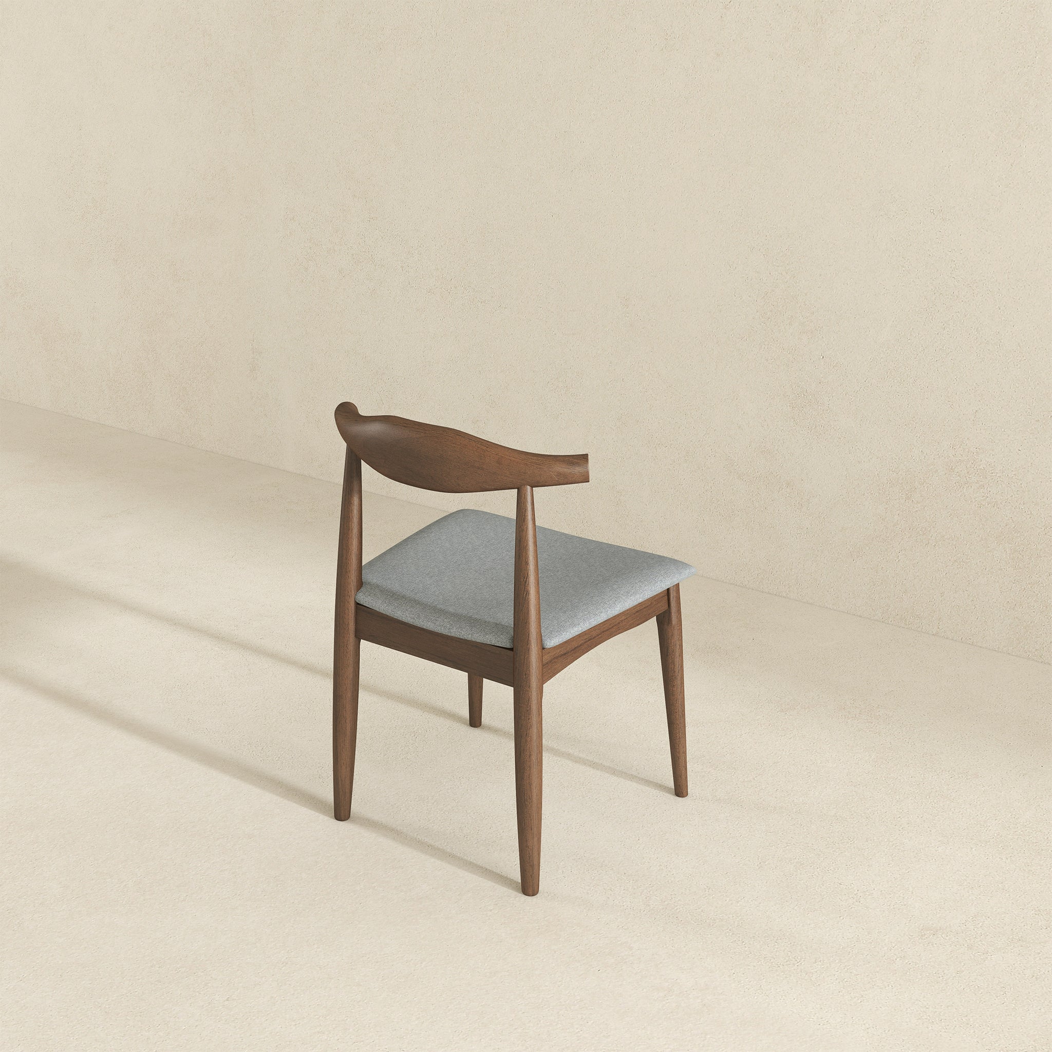 Destiny Grey Fabric Dining Chair (Set Of 2)