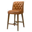 Peoria Elegant Mid-Century Modern Counter Stool for Kitchen Island