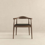 Kelly Black Vegan Leather Dining Chair