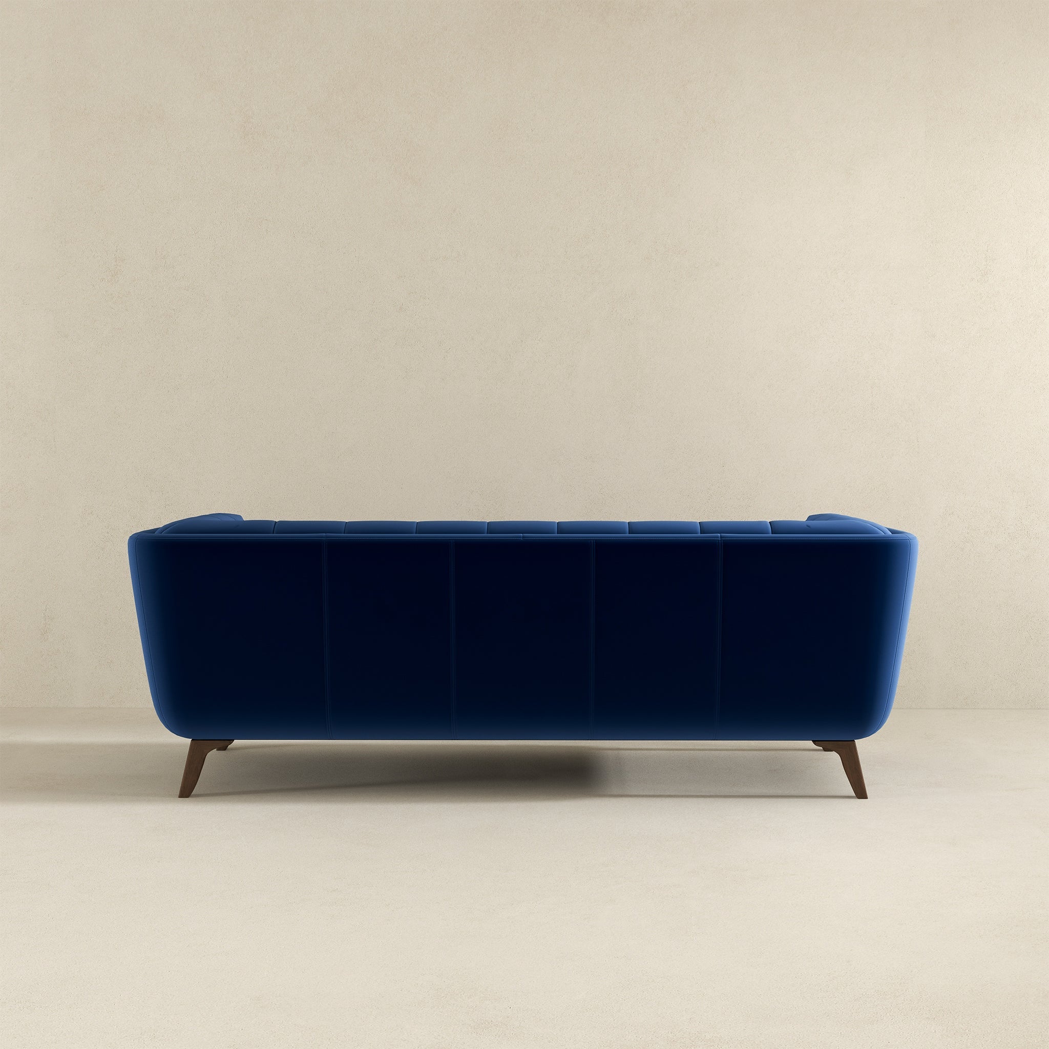 Addison Large Blue Velvet Sofa