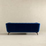 Addison Large Blue Velvet Sofa